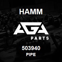 503940 Hamm PIPE | AGA Parts