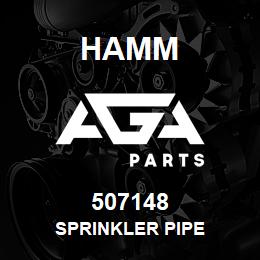 507148 Hamm SPRINKLER PIPE | AGA Parts