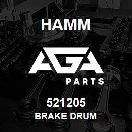 521205 Hamm BRAKE DRUM | AGA Parts