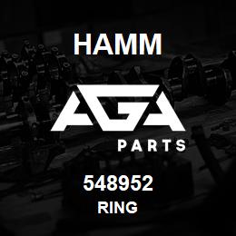 548952 Hamm RING | AGA Parts