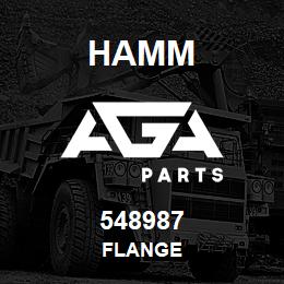 548987 Hamm FLANGE | AGA Parts