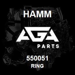 550051 Hamm RING | AGA Parts