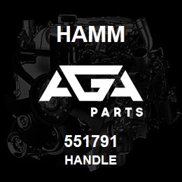 551791 Hamm HANDLE | AGA Parts