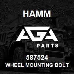 587524 Hamm WHEEL MOUNTING BOLT | AGA Parts