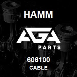 606100 Hamm CABLE | AGA Parts