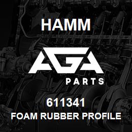 611341 Hamm FOAM RUBBER PROFILE | AGA Parts