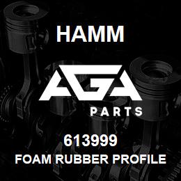 613999 Hamm FOAM RUBBER PROFILE | AGA Parts