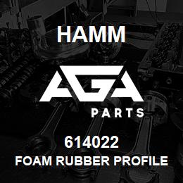 614022 Hamm FOAM RUBBER PROFILE | AGA Parts