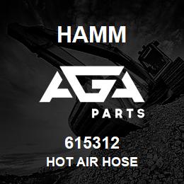 615312 Hamm HOT AIR HOSE | AGA Parts