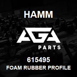 615495 Hamm FOAM RUBBER PROFILE | AGA Parts