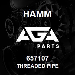 657107 Hamm THREADED PIPE | AGA Parts