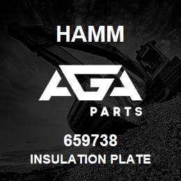 659738 Hamm INSULATION PLATE | AGA Parts