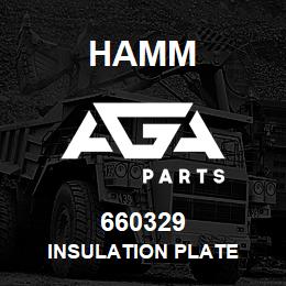 660329 Hamm INSULATION PLATE | AGA Parts