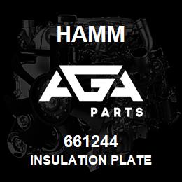 661244 Hamm INSULATION PLATE | AGA Parts