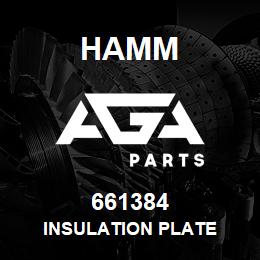 661384 Hamm INSULATION PLATE | AGA Parts