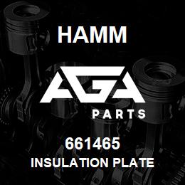 661465 Hamm INSULATION PLATE | AGA Parts