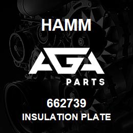 662739 Hamm INSULATION PLATE | AGA Parts