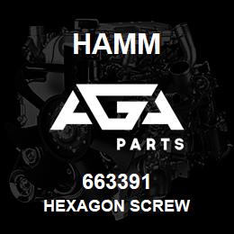 663391 Hamm HEXAGON SCREW | AGA Parts