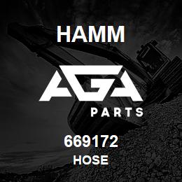 669172 Hamm HOSE | AGA Parts