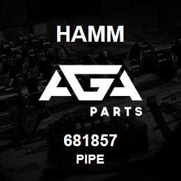 681857 Hamm PIPE | AGA Parts