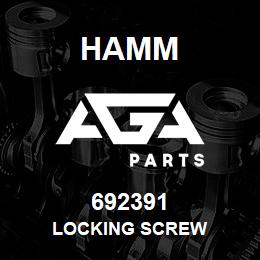 692391 Hamm LOCKING SCREW | AGA Parts