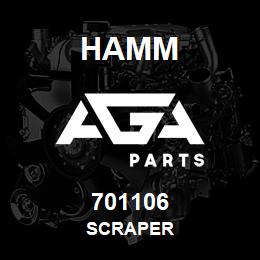 701106 Hamm SCRAPER | AGA Parts