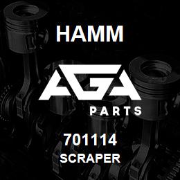 701114 Hamm SCRAPER | AGA Parts