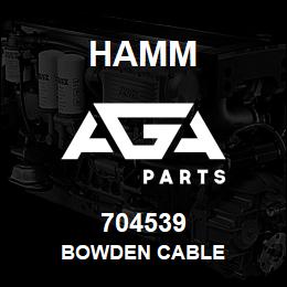 704539 Hamm BOWDEN CABLE | AGA Parts