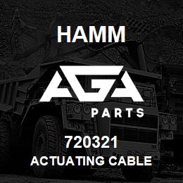 720321 Hamm ACTUATING CABLE | AGA Parts