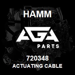 720348 Hamm ACTUATING CABLE | AGA Parts