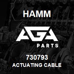 730793 Hamm ACTUATING CABLE | AGA Parts