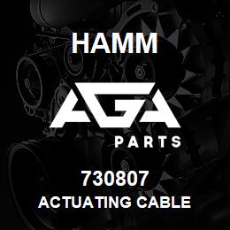 730807 Hamm ACTUATING CABLE | AGA Parts