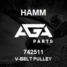 742511 Hamm V-BELT PULLEY | AGA Parts