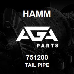 751200 Hamm TAIL PIPE | AGA Parts