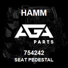 754242 Hamm SEAT PEDESTAL | AGA Parts