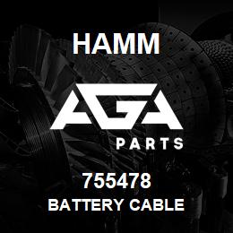 755478 Hamm BATTERY CABLE | AGA Parts