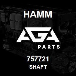 757721 Hamm SHAFT | AGA Parts