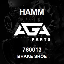 760013 Hamm BRAKE SHOE | AGA Parts