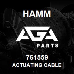 761559 Hamm ACTUATING CABLE | AGA Parts