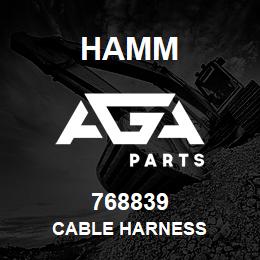 768839 Hamm CABLE HARNESS | AGA Parts