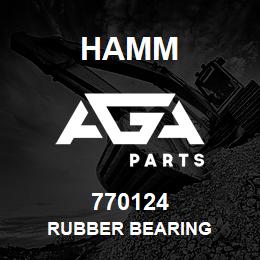 770124 Hamm RUBBER BEARING | AGA Parts