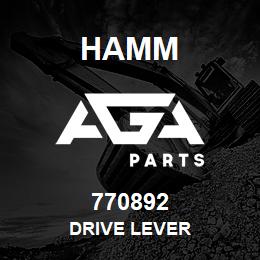 770892 Hamm DRIVE LEVER | AGA Parts