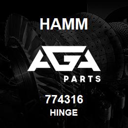 774316 Hamm HINGE | AGA Parts