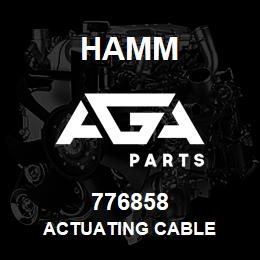 776858 Hamm ACTUATING CABLE | AGA Parts