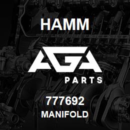 777692 Hamm MANIFOLD | AGA Parts