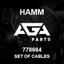 778664 Hamm SET OF CABLES | AGA Parts