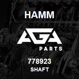 778923 Hamm SHAFT | AGA Parts