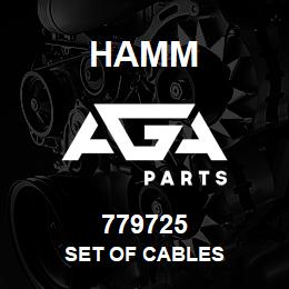 779725 Hamm SET OF CABLES | AGA Parts