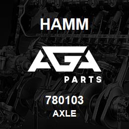 780103 Hamm AXLE | AGA Parts