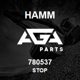 780537 Hamm STOP | AGA Parts